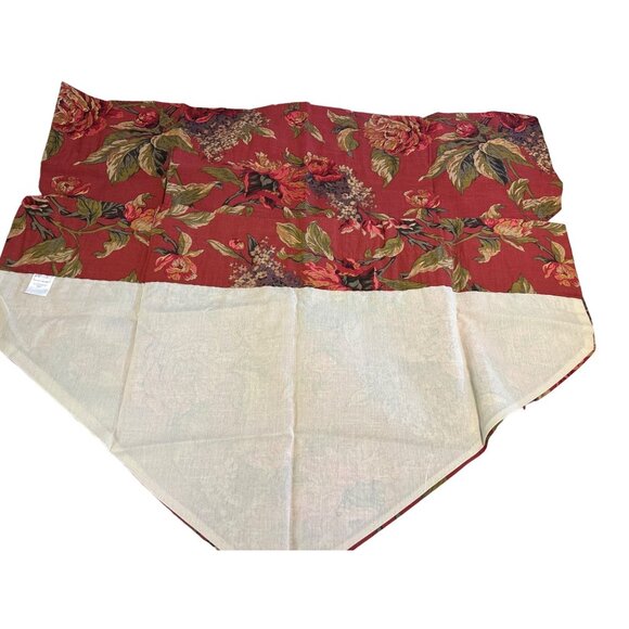 2 VTG  Croscill Floral Serena  Swag Valance Tassels Rustic country cottage new - Picture 8 of 12